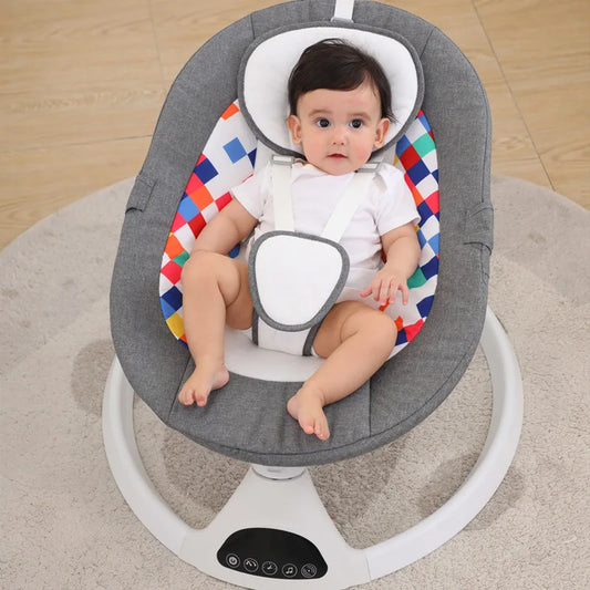 Automatic baby rocking chair, swing type.